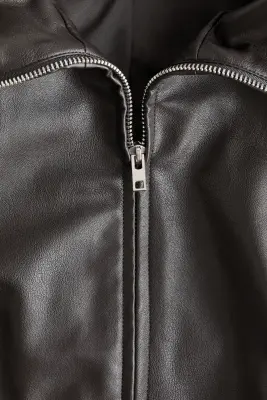 Veste oversize - Marron foncé — photo 4