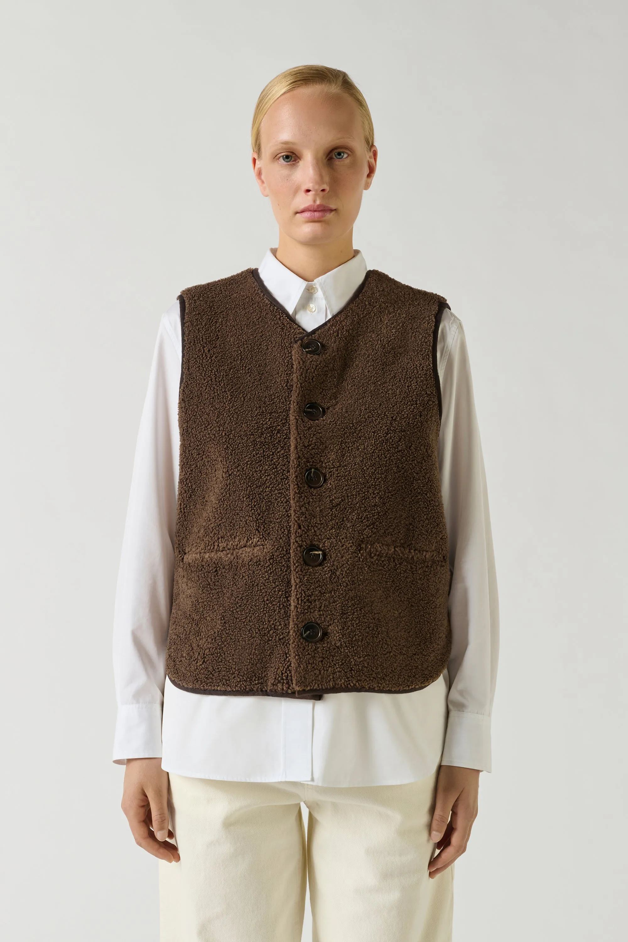 BLOUSON FUSIL MARRON