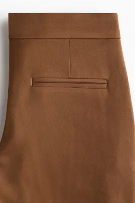 Pantalon chic évasé - Marron — photo 4