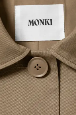Manteau croisé décontracté - Taupe cendré — photo 4