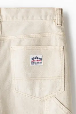 Pantalon Carpenter Regular Fit - Beige clair — photo 4