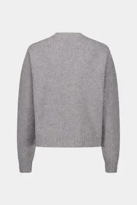 PULL LAINE MÉRINOS WOOLY - GRIS — photo 5