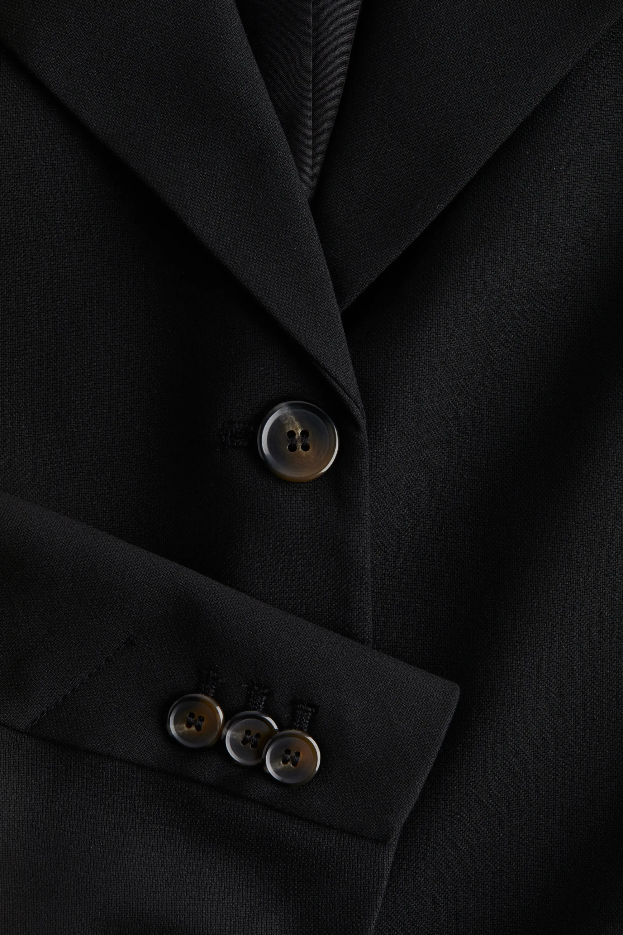 Blazer à fermeture droite - Noir