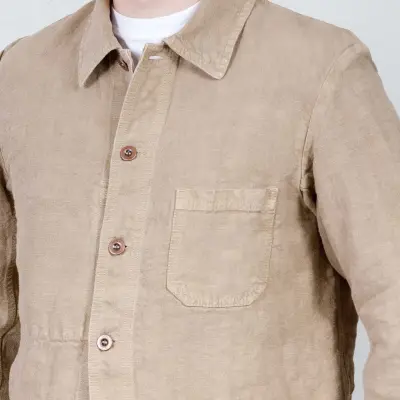 Veste de travail en lin lourd 3L/5C - Bois — photo 4