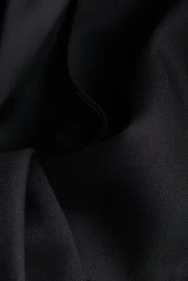 Blazer court avec détail à nouer - Noir — photo 5