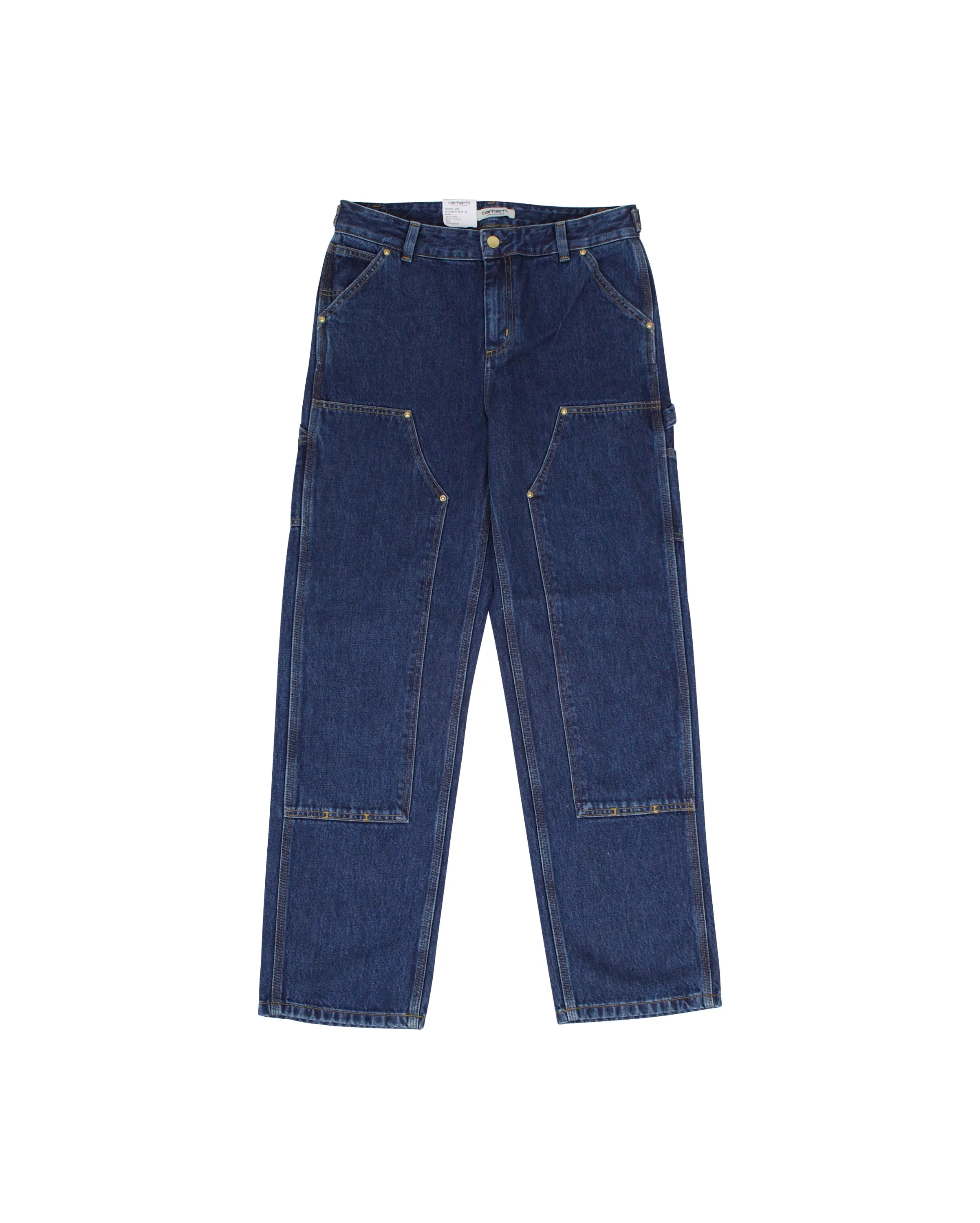 W Nashua Double Knee Pant Smith Denim Blue Stone Washed