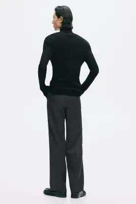 Gilet zippé Slim Fit - Noir — photo 3