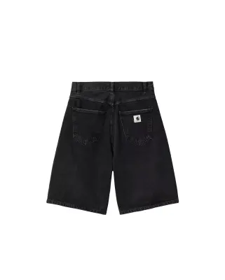 Short Brandon Black Stone Washed Femme — photo 3