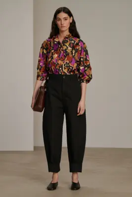 CHEMISE CALYPSO NOISETTE/FUCHSIA — photo 3