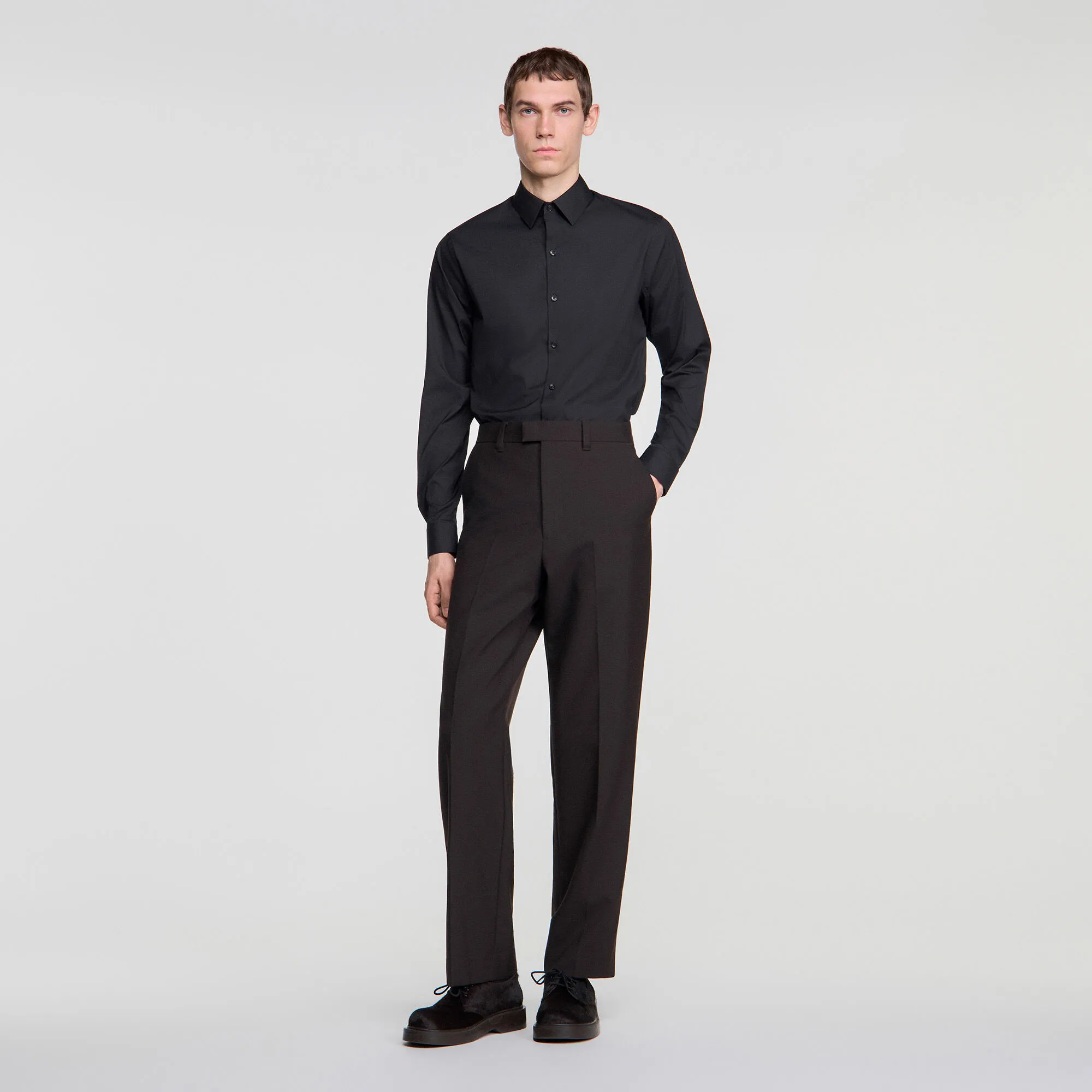 Pantalon de costume en laine