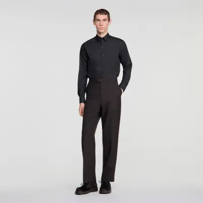 Pantalon de costume en laine