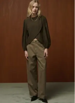Nouveau ! BELLEPIECE Blouse Monica Bronze — photo 4