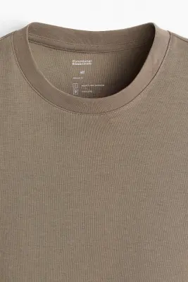 T-shirt Cooling Regular Fit - Beige foncé — photo 5