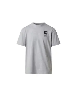 M TNF Celebration Relaxed SS Tee TNF Pale Grey Heather — photo 1
