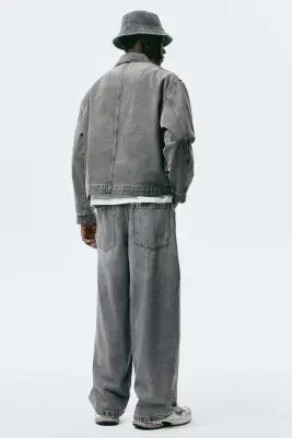 Super Baggy Jeans - Gris denim — photo 2