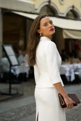 Adeline Jacket - White — photo 3