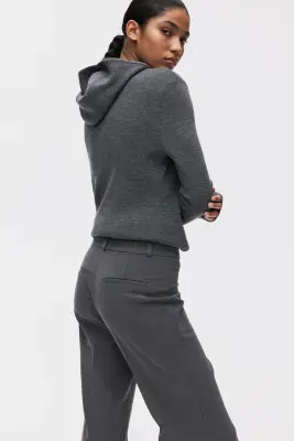 Pantalon chic - Gris chiné — photo 2