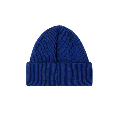 Bonnet Polar merinos lines – egyptian blue / black — photo 2