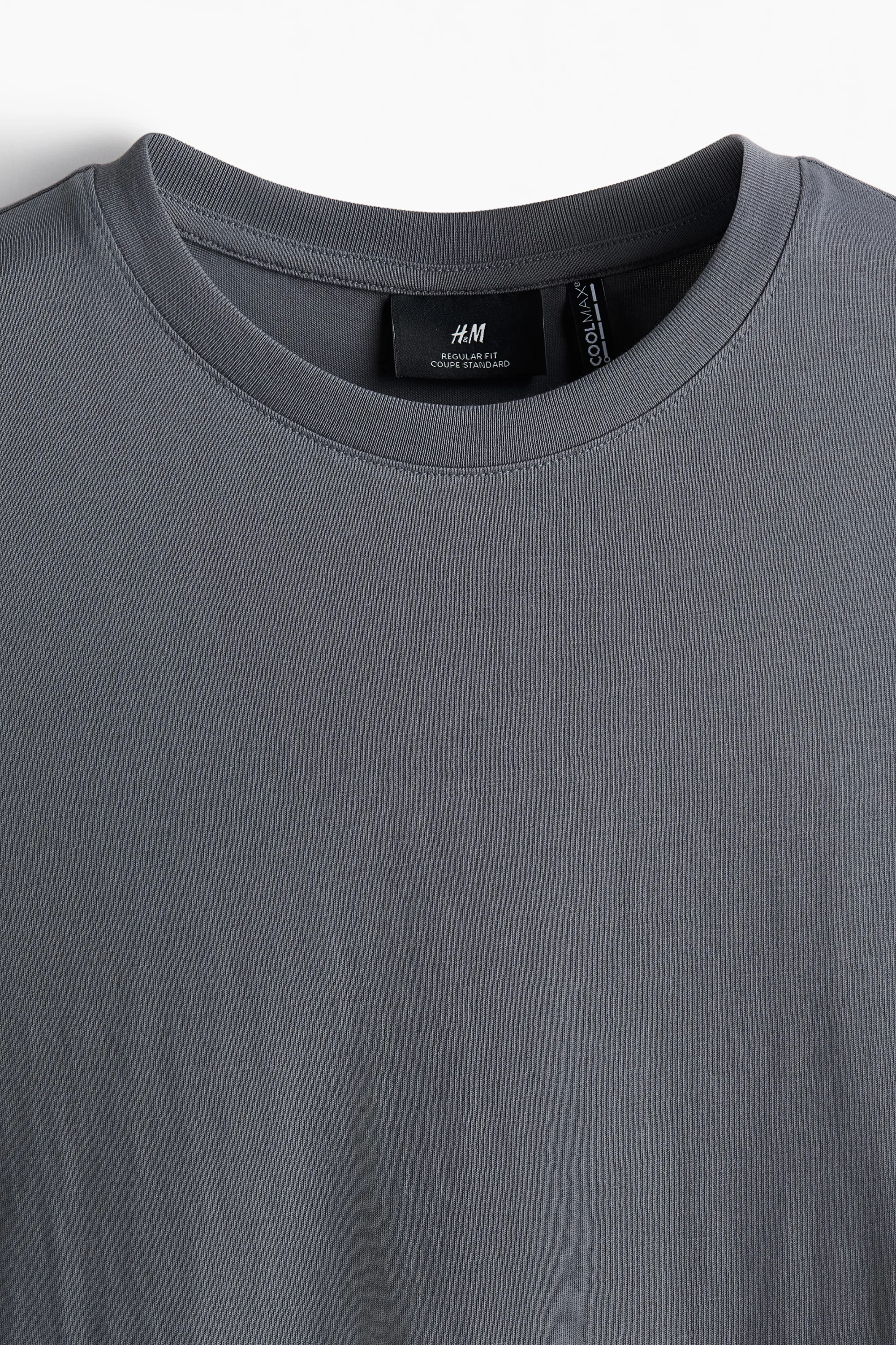 T-shirt COOLMAX® Regular Fit - Gris foncé