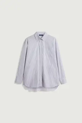 CHEMISE CARLOTTA BLEU/BEIGE — photo 5
