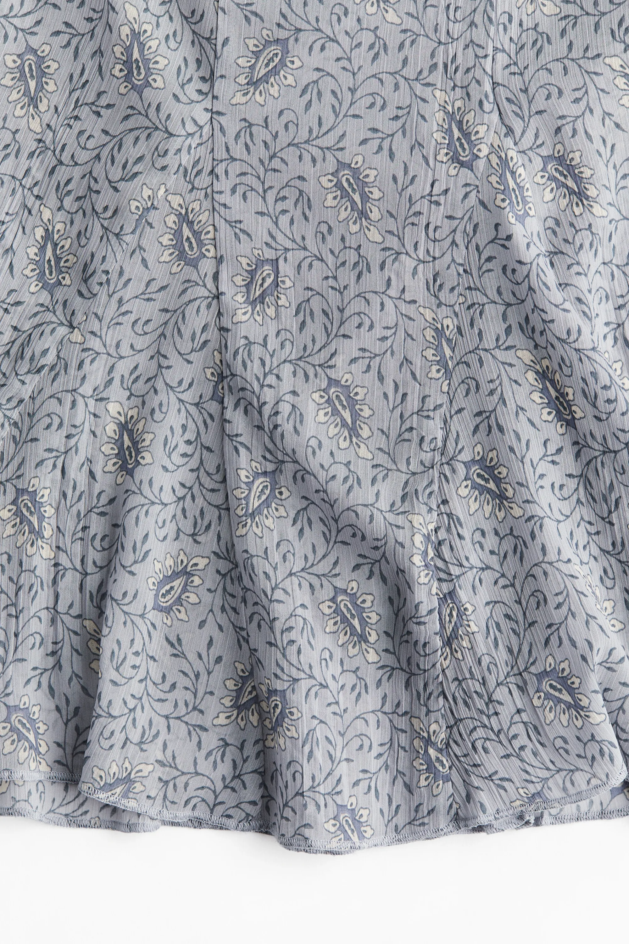 Minijupe évasée - Gris clair/motif