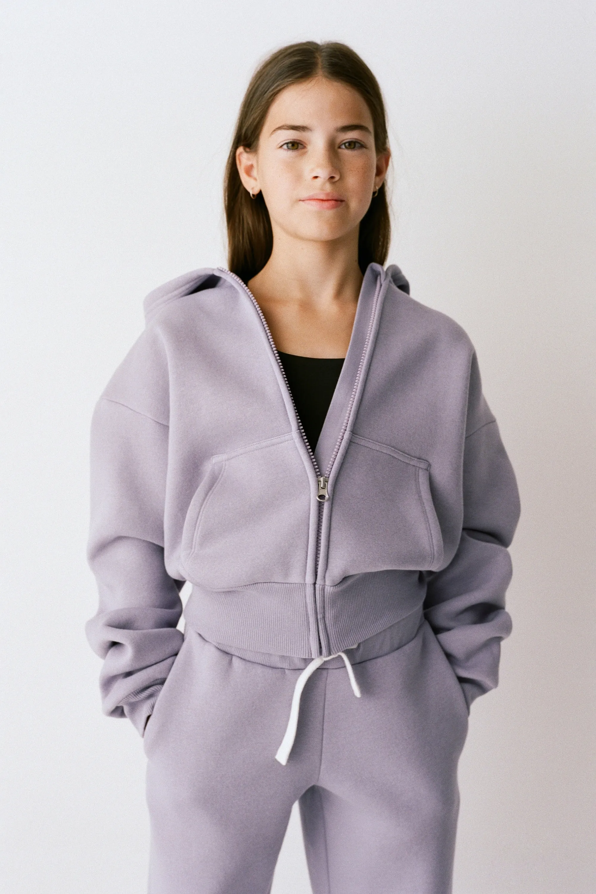 Hoodie de sport Regular Fit - Lilas ancien