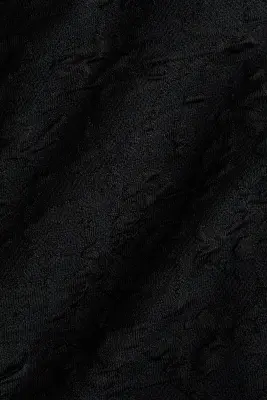Robe à encolure dégagée avec jupe évasée - Noir — photo 4