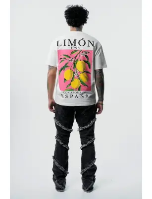 T-shirt oversize citrons — photo 4