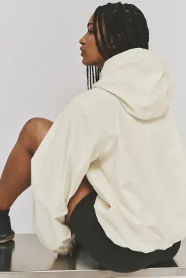 Veste de pluie de sport - Crème — photo 3