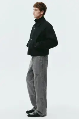 Jean worker Loose Fit - Gris — photo 4