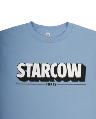 Bold 3D Tee Blanc Bleu Ciel — photo 3