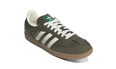 Adidas Samba OG Medium Raw Khaki Gum — photo 2