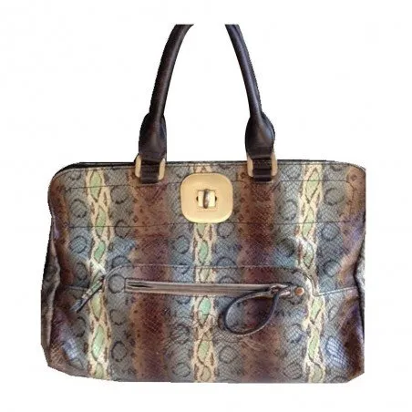 Sac a main gatsby cuir mulitcouleur