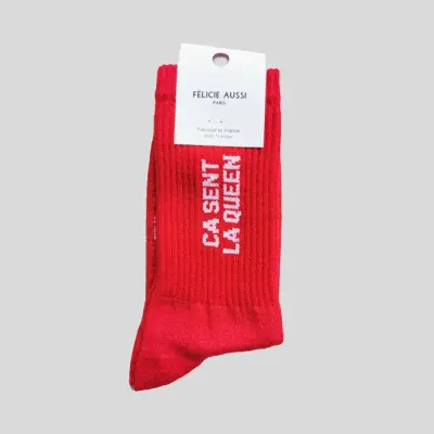 Chaussettes Ça sent la queen - Félicie Aussi — photo 1