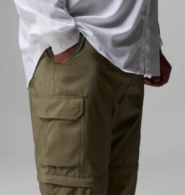 COLUMBIA SILVER RIDGE PANTALON DEUX EN UN SHORT Kaki — photo 2