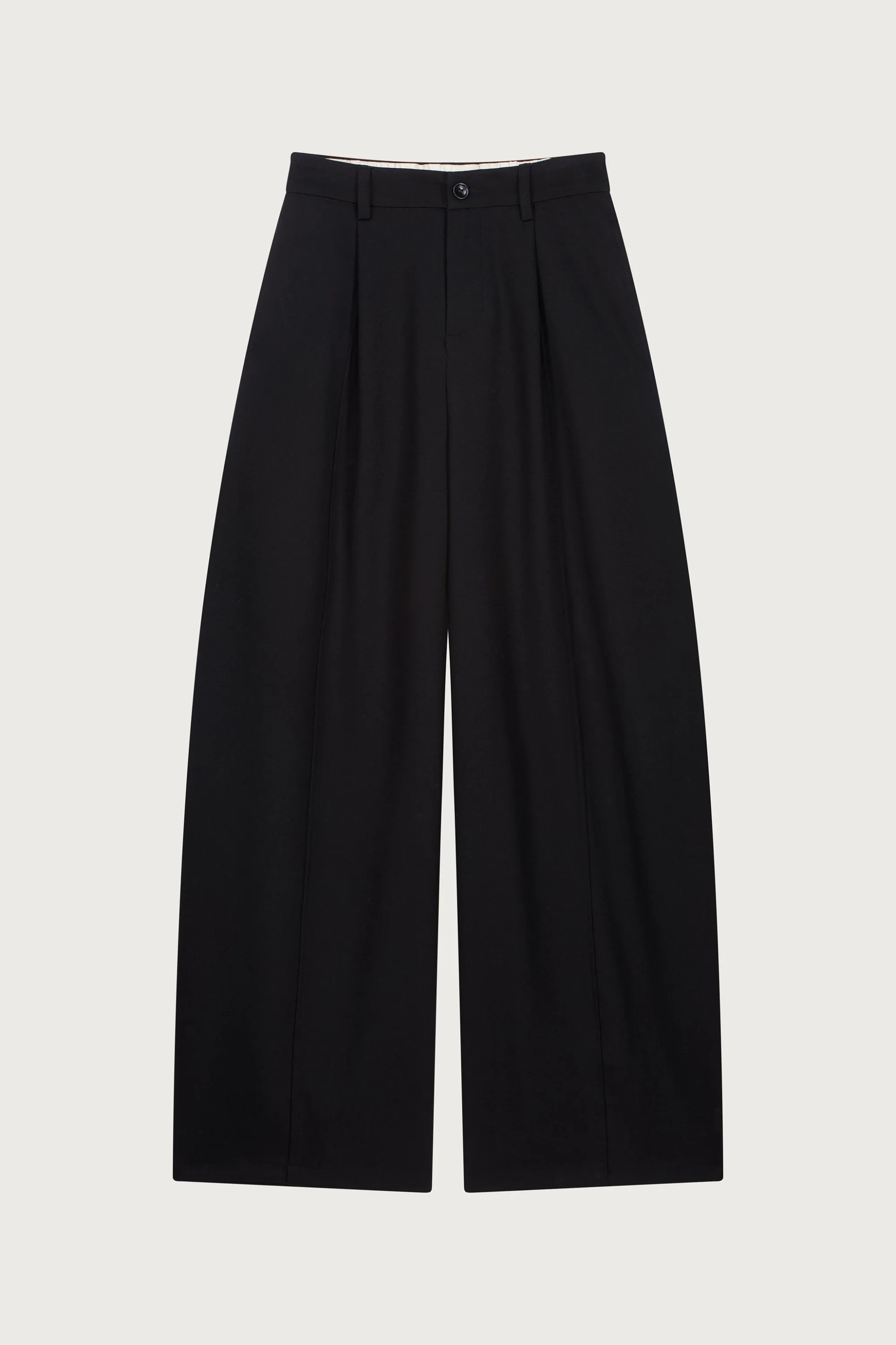 PANTALON BAREL À PLIS