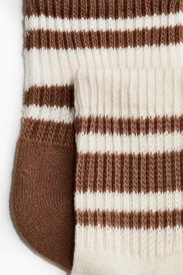 Socquettes - Crème/beige foncé — photo 2