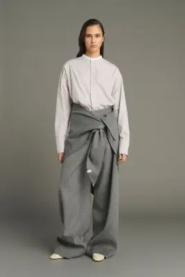 CAPE JAMELIA GRIS CLAIR — photo 4
