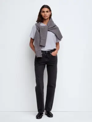 T-shirt signature à manches courtes - Gris chiné — photo 3