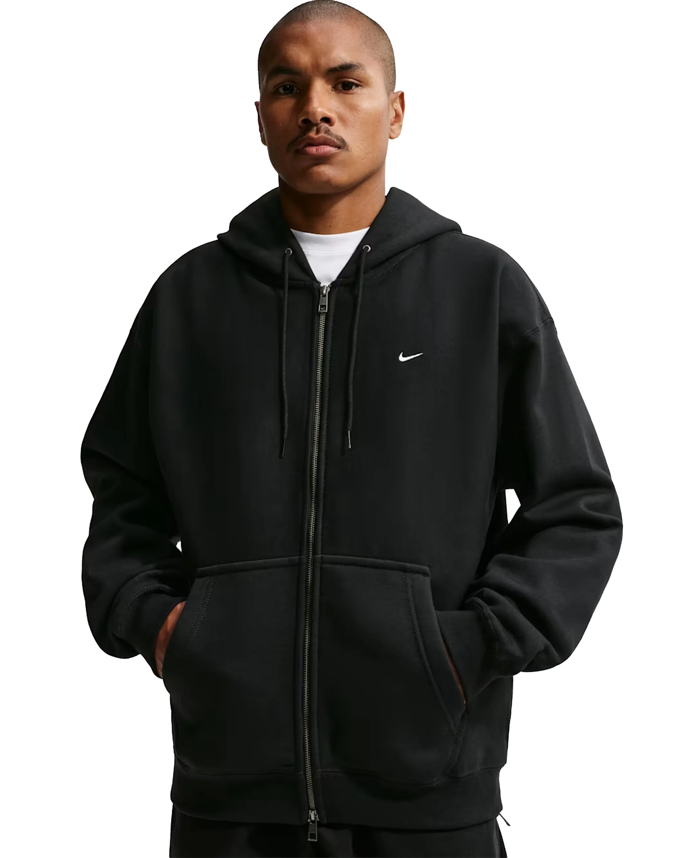 Solo Swoosh BB Full Zip Hoodie Black