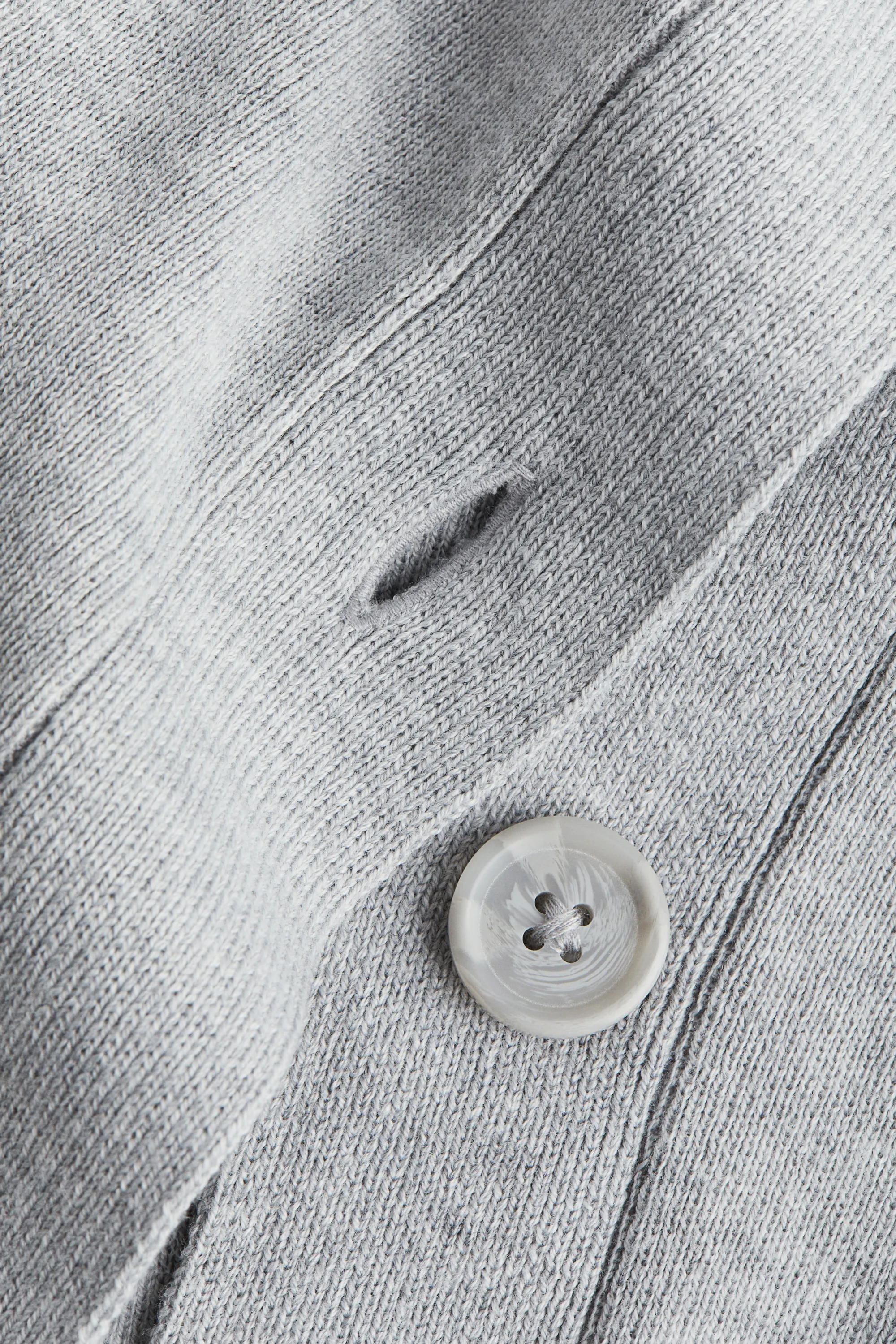Gilet en maille fine - Gris clair chiné