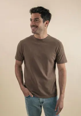 T-shirt Tapio Marron — photo 2