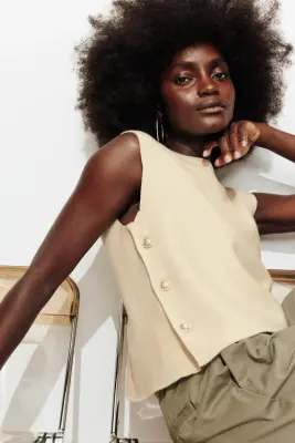 Pull sans manches femme — photo 5