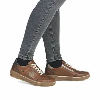 Baskets Remonte D2T00-24 Marron - Lacets Grande Pointure Femme — photo 5