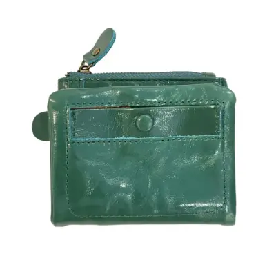Porte-Monnaie Cuir Vert — photo 1