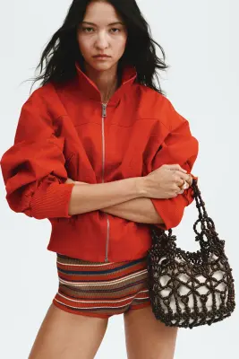 Veste en twill de coton - Rouge — photo 1