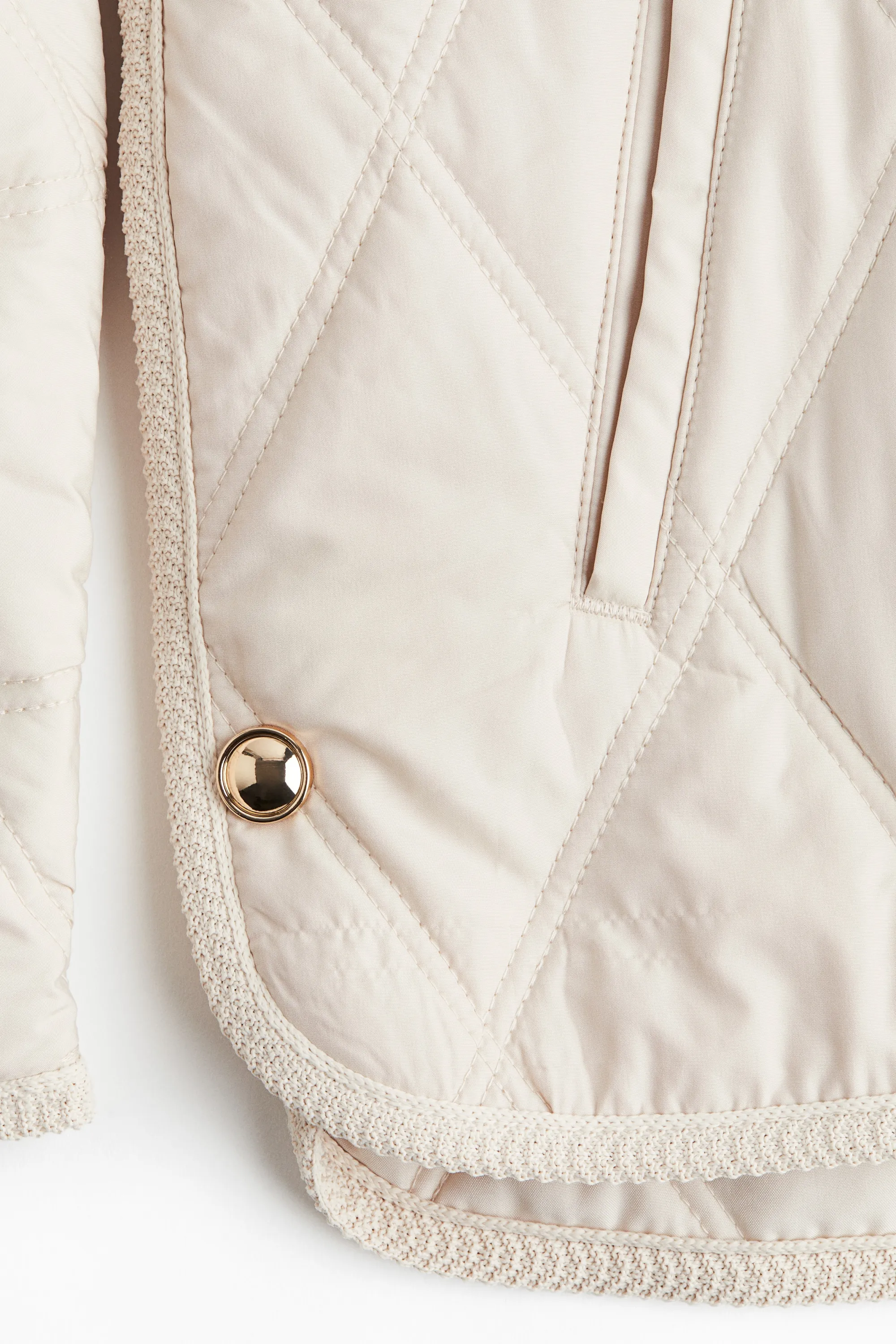 Veste matelassée - Beige clair
