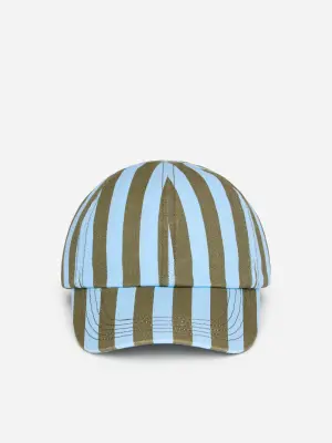 Casquette en coton lavé - Vert/Bleu — photo 1