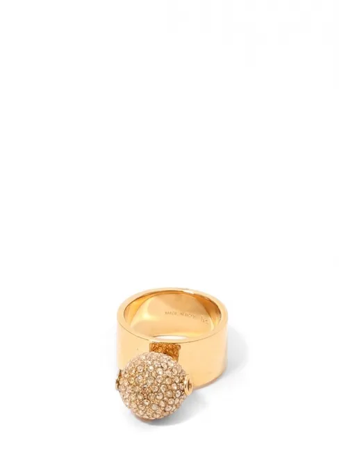 Bague Darcey en laiton doré boule cristal Swarovski Prix boutique 350€ Taille 54