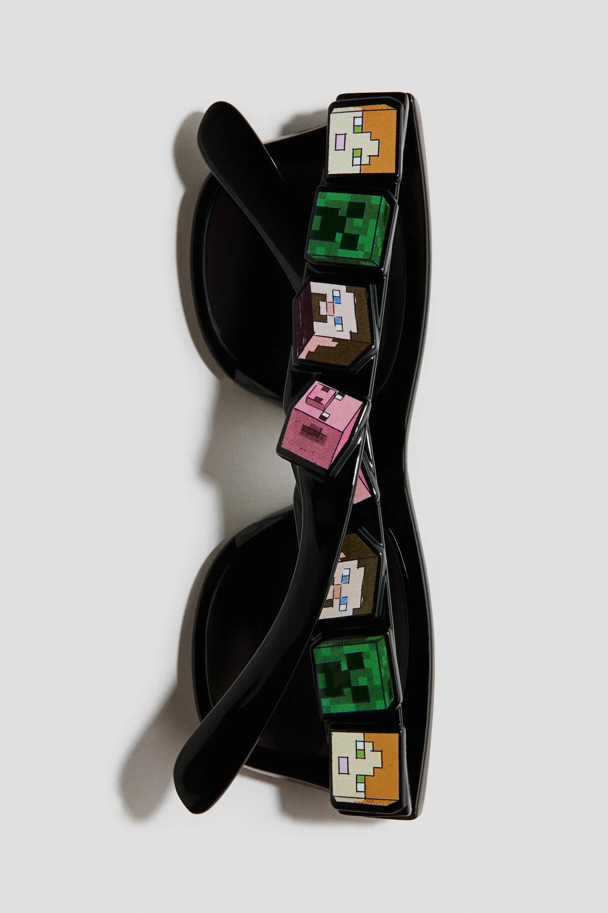 Lunettes de soleil imprimées - Noir/Minecraft
